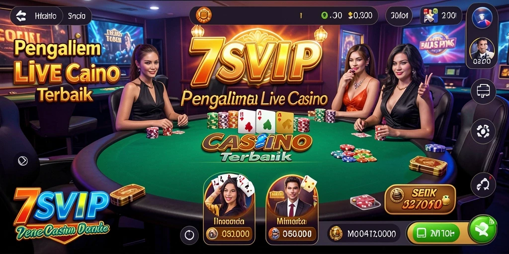 Tampilan gameplay menarik di aplikasi Live Casino 7SVIP.