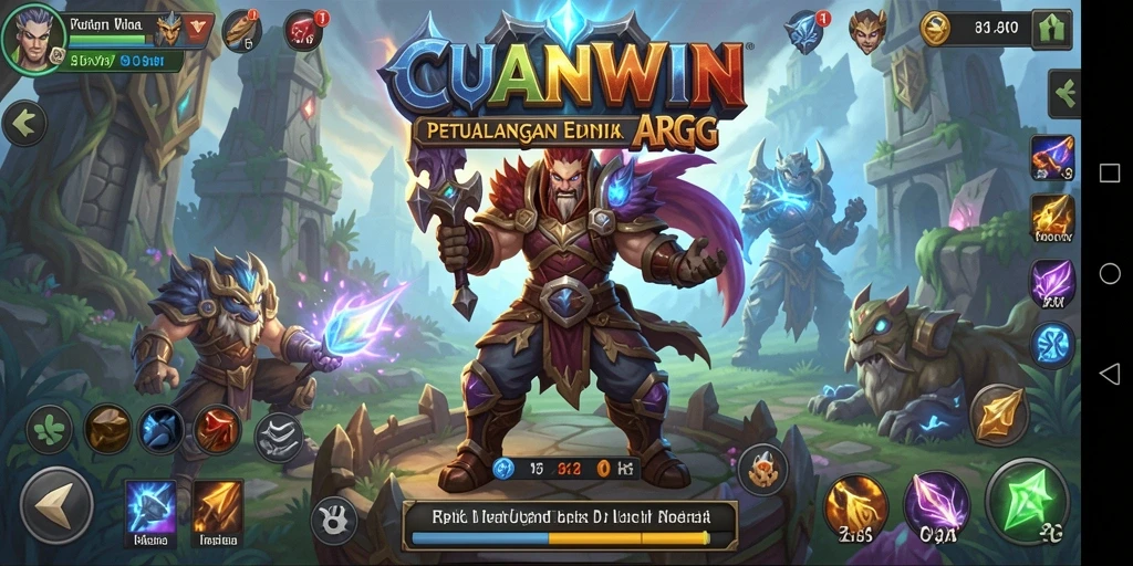 Gameplay seru di CUANWIN dengan aksi pertarungan yang mendebarkan.