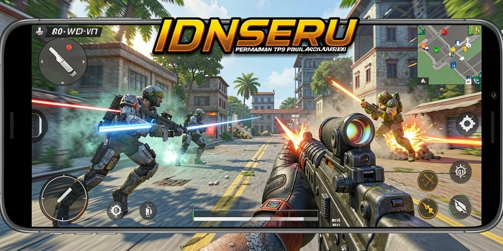 Tampilan mendebarkan dari gameplay IDNSERU dengan aksi penuh strategi.