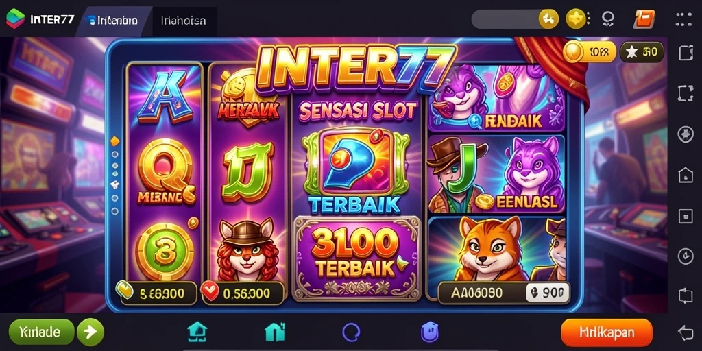 Tampilan menarik dalam gameplay INTER77 yang penuh warna dan dinamis.