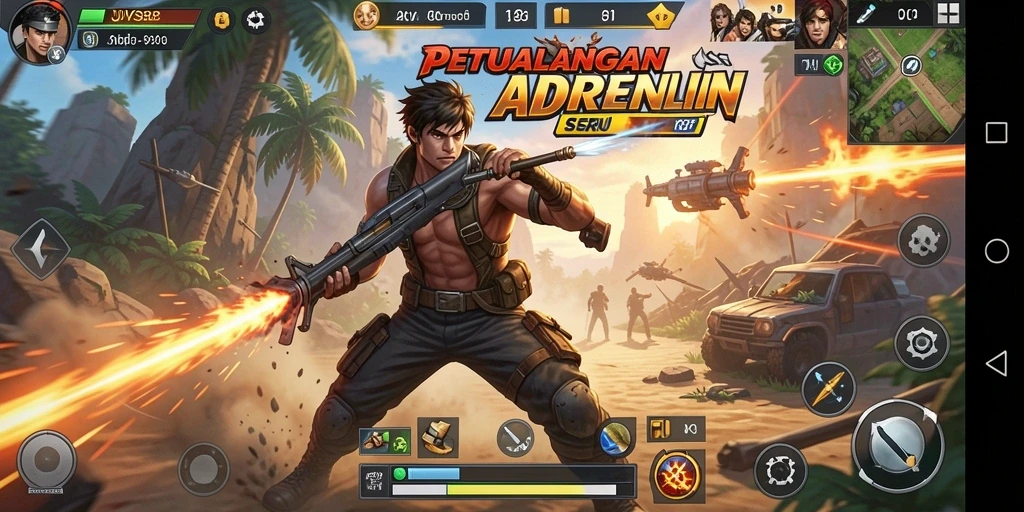 Tampilan gameplay <strong>JVS88</strong> yang penuh aksi dan grafis memukau.