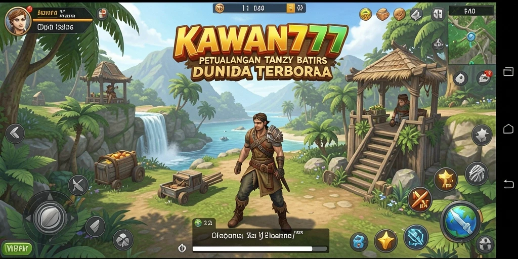 Gameplay KAWAN777 menampilkan petualangan di dunia terbuka yang luas.