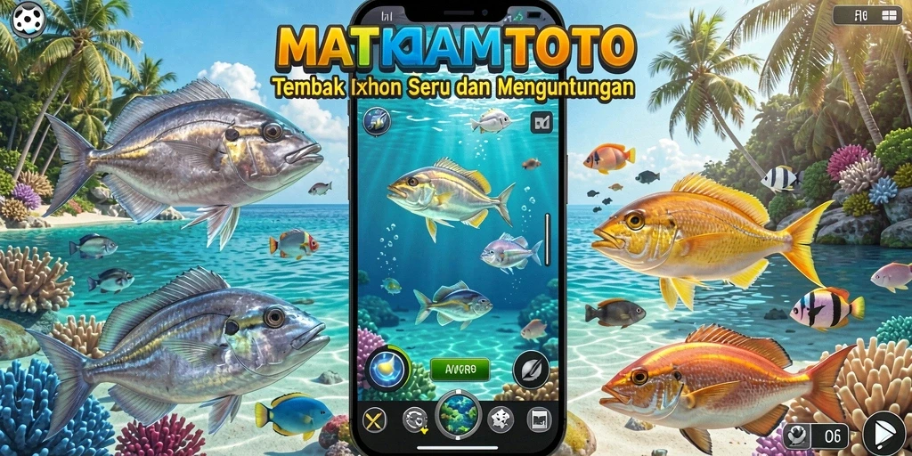 Tampilan seru gameplay Tembak Ikan MATARAMTOTO.