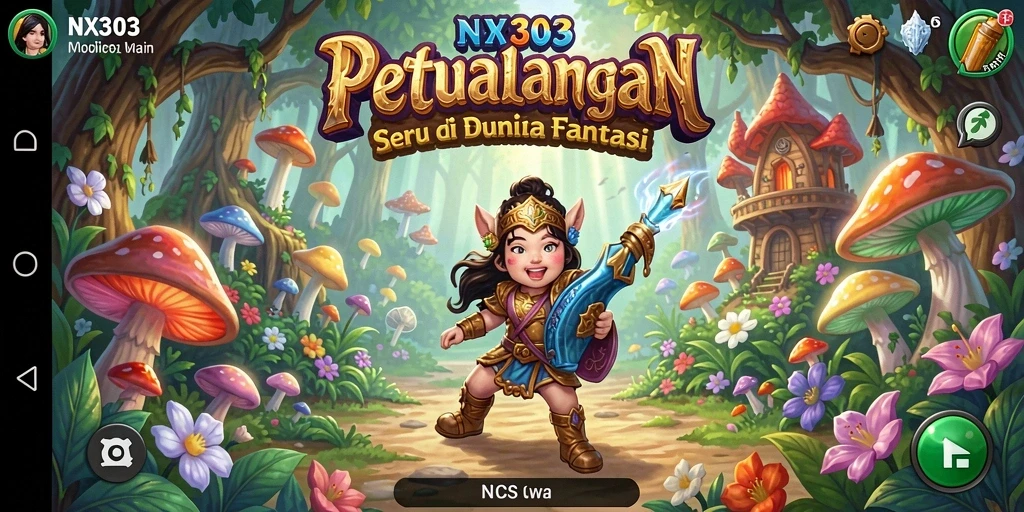 Gameplay NX303 yang menegangkan dan penuh warna dalam petualangan.