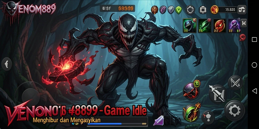 Tampilan gameplay <strong>VENOM889</strong> dengan grafis yang menarik dan gameplay yang santai.