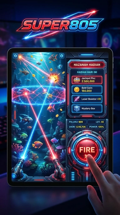 Cuplikan layar menunjukkan berbagai kategori aplikasi yang tersedia di super805.
